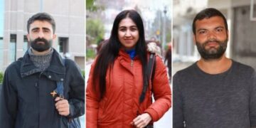 Üç gazeteci tahliye edildi